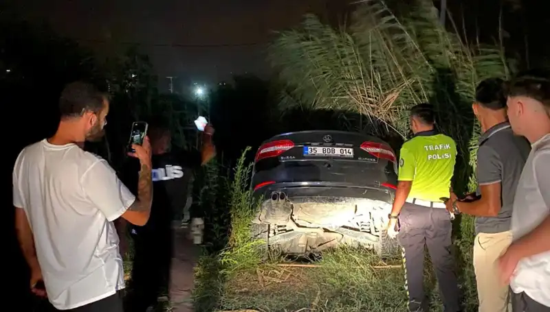 Trafik Magandası Dur İhtarına Uymadı, Dere Yatağına Düşerek Yakalandı!