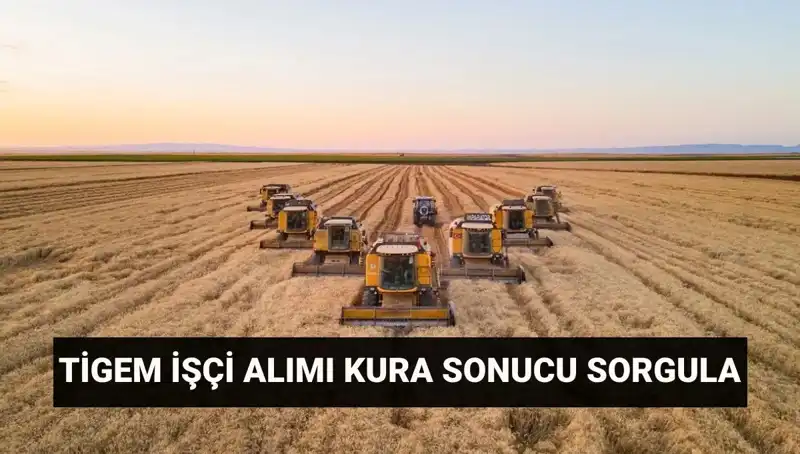 TİGEM 306 İşçi Alımı Kura Sonuçları Açıklandı: Kimler Başarıyla Geçti?