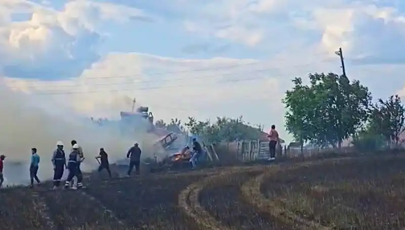 Tarlayı Kundaklayan Şahıs, Polis Tarafından 96 Saat İçerisinde Yakalandı