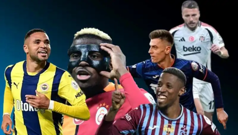 Süper Lig 2023-2024: Gol Krallığı Yarışında Osimhen, Banza ve En-Nesyri Kim Önde?