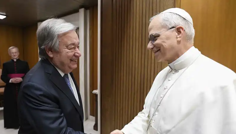 Papa Leo ve Guterres: Küresel Barışın Temelleri İçin Tarihi Buluşma