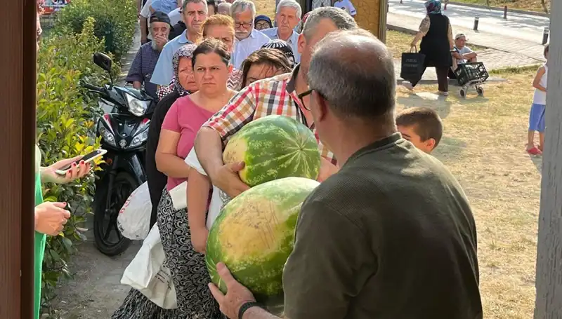 Tarlada Bekleyen Hasat: Bedava Sebzeler ile İnsanların Yüzü Güldü