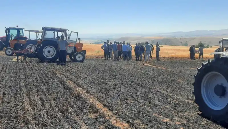 Yozgat'ta Tarımsal Felaket: 100 Dönüm Ekili Alan Alev Alev Yandı