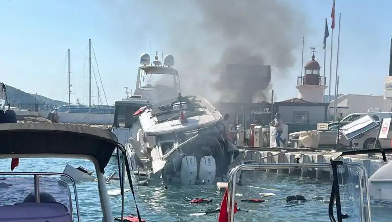 Bodrum’da Teknede Patlama: Yaralılar ve Korku Dolu Anlar