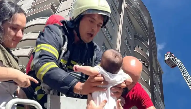 Kayseri'de 14 Katlı Binada Çıkan Yangın, Gözleri Yangın Güvenliği Önlemlerine Çevirdi
