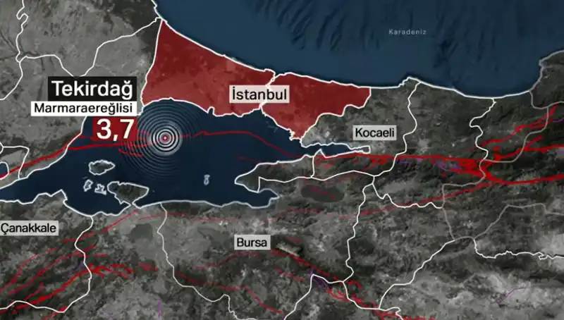 Marmara Denizi'nde 3,7 Büyüklüğünde Deprem! Uzmanlardan Açıklamalar Geldi