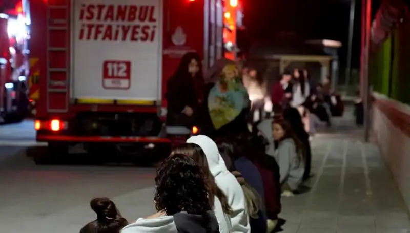 Kız Öğrenci Yurdunda Yangın: Panik ve Kurtarma Anları!