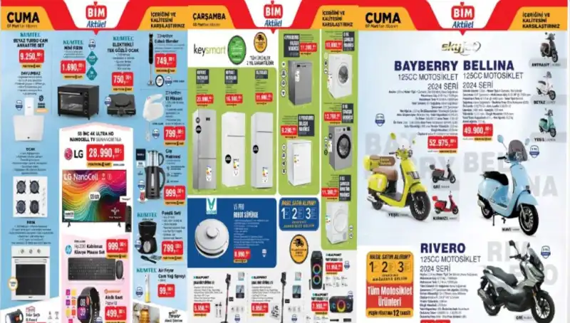 BİM'de Büyük İndirim Dönemi: 4-7 Mart Aktüel Ürünler Kataloğu Tanıtıldı!