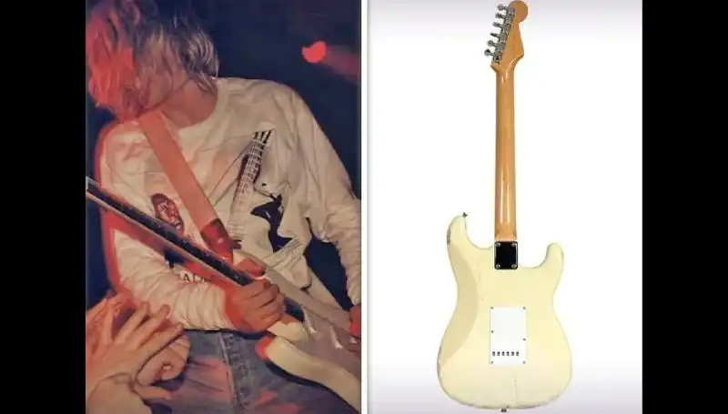 Kurt Cobain'in Parçaladığı Gitar, Efsanevi Bir Fiyata Açık Artırmada Satışa Çıktı