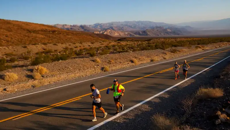 Ölüm Vadisi'nde Koşulan En Zor Maratondan Yeni Rekor