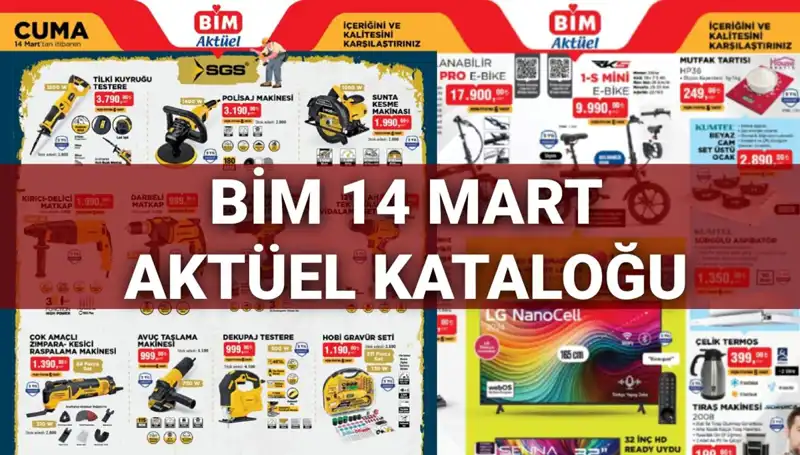 BİM'in 14 Mart Cuma Aktüel Kataloğu: Yeni Ürünler ve Fırsatlar Sizi Bekliyor!