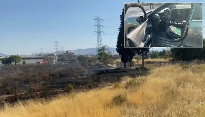 İzmir'de Otluk Alanda Patlak Veren Yangın AVM Otoparkına Ulaştı!