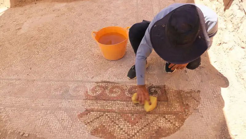 Mardin’de 1,500 Yıllık Nadir Mozaik Bulundu: Tarihin Sırları Gün Yüzüne Çıkıyor